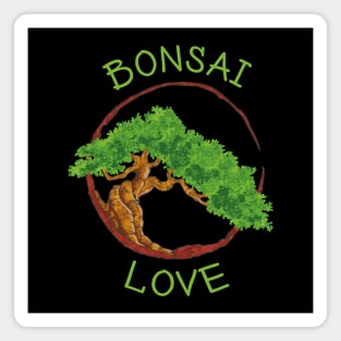 Bonsai Tree Japanese Gardening Magnet